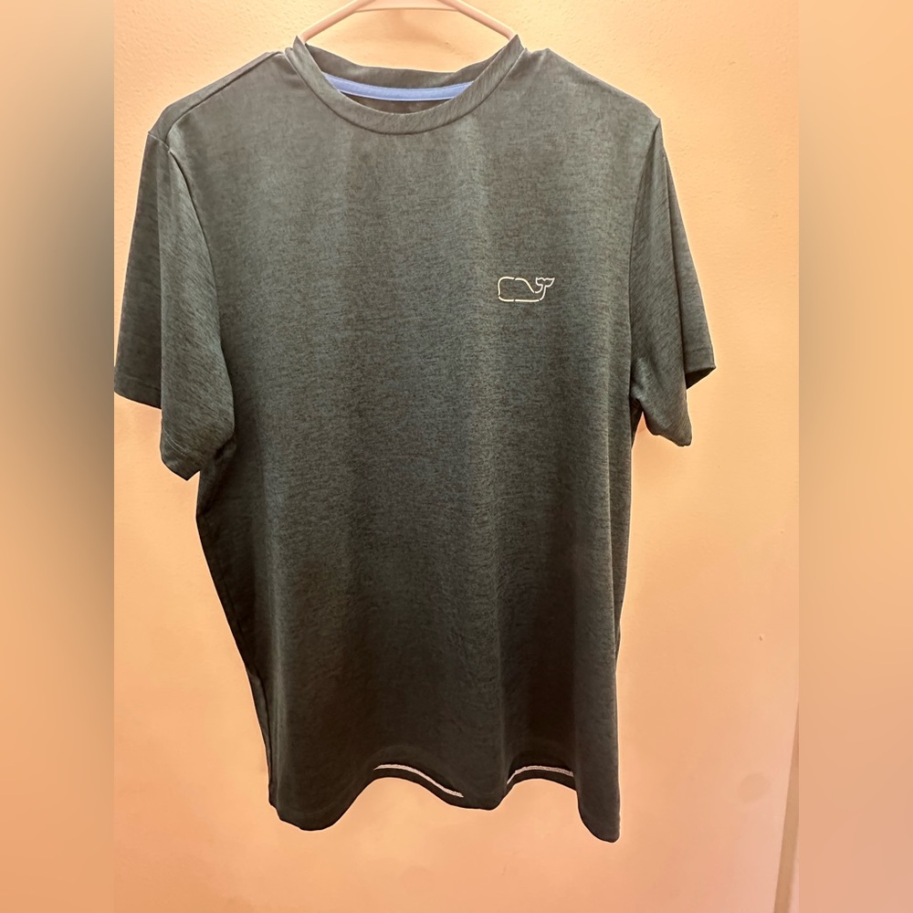 Vineyard Vines Heather Green Performance Men’s Short Sleeve Tee